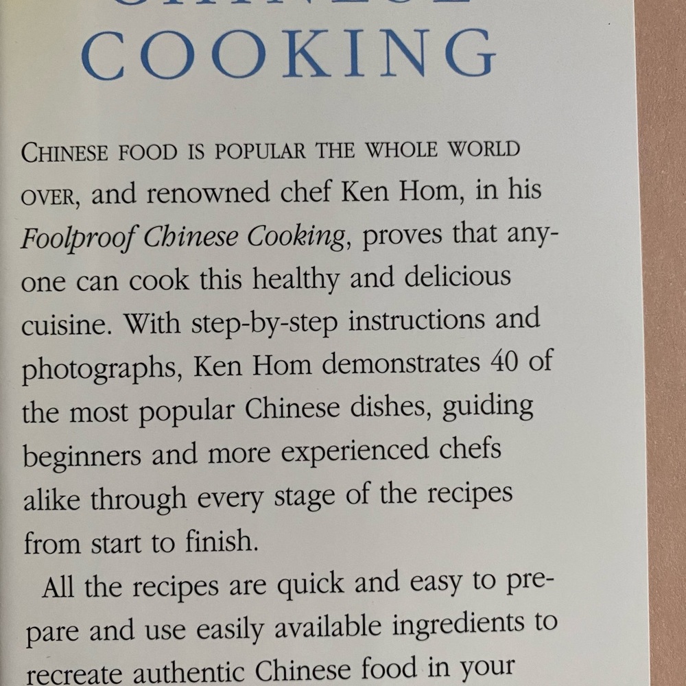 Foolproof Chinese Cooking by Ken Hom - Picture 4 of 9